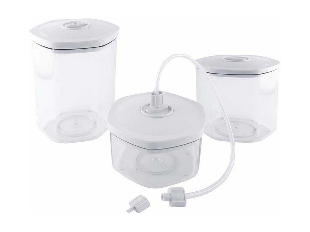 Boîtes sous vide en plastique (Lot de 3)