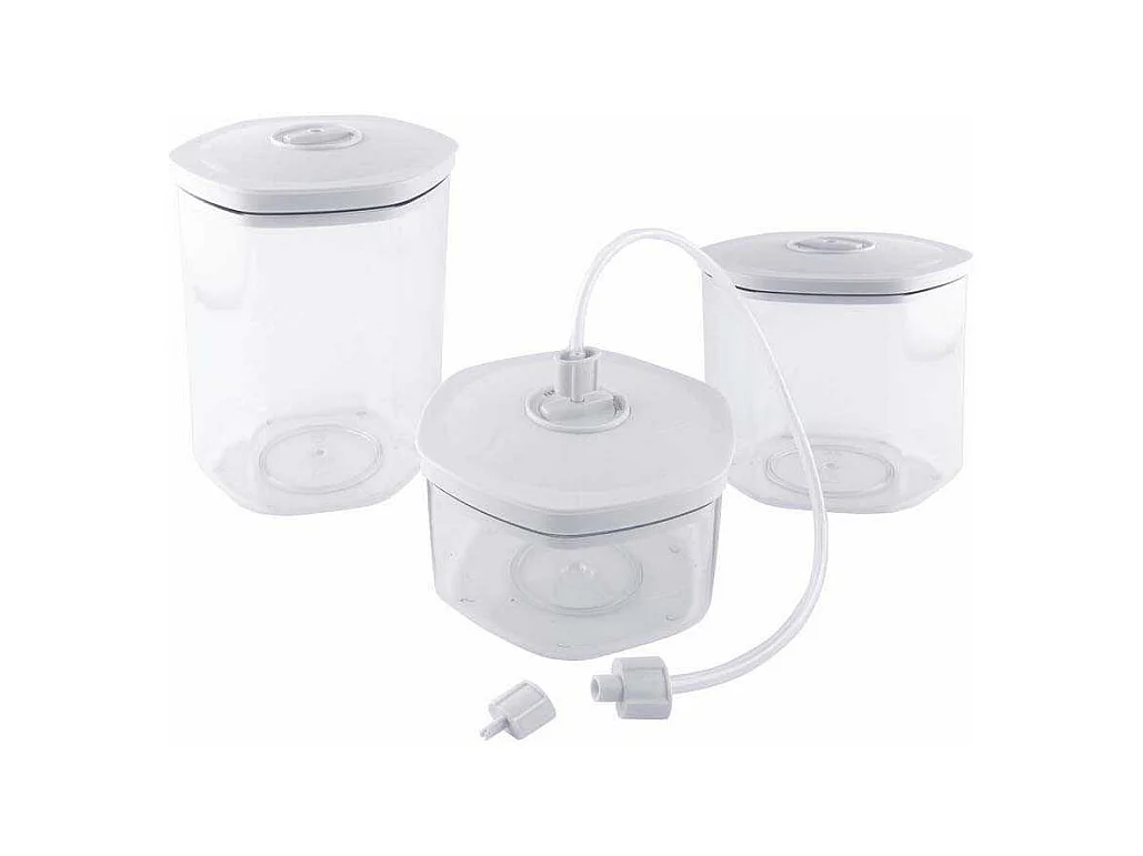 Boîtes sous vide en plastique (Lot de 3)