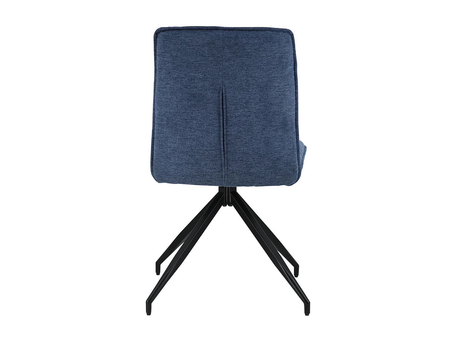 Set van 2 AREN blauwe stoffen stoelen