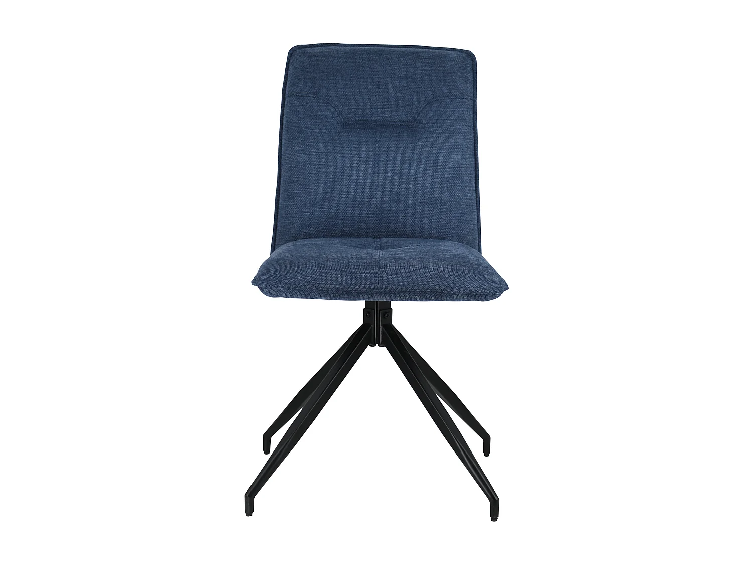 Lot de 2 chaises en tissu bleu AREN - HAPPY GARDEN