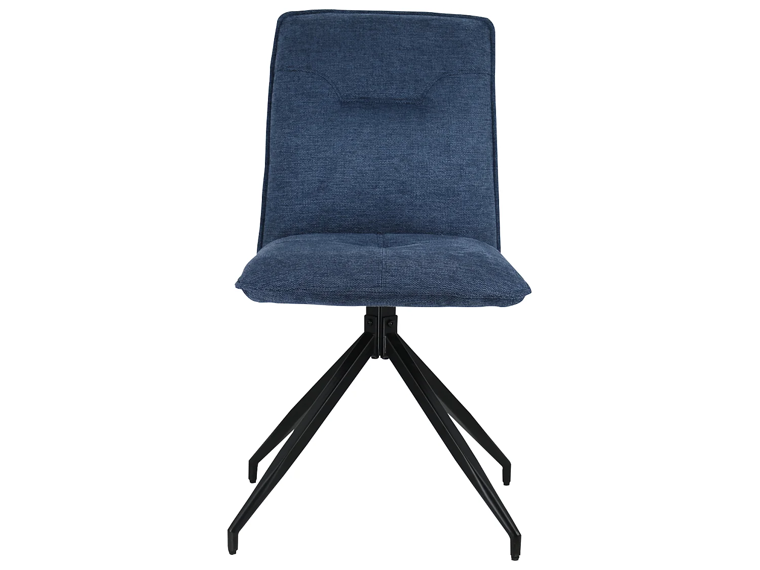 Lot de 2 chaises en tissu bleu AREN - HAPPY GARDEN