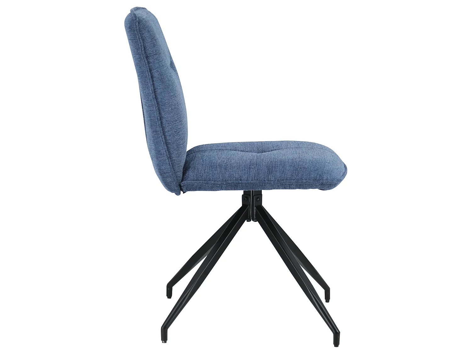 Lot de 2 chaises en tissu bleu AREN - HAPPY GARDEN