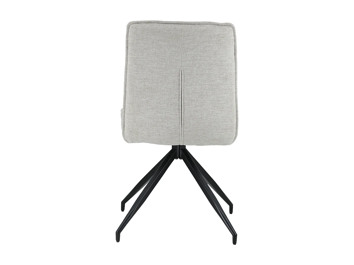 Lot de 2 chaises en tissu beige AREN - HAPPY GARDEN