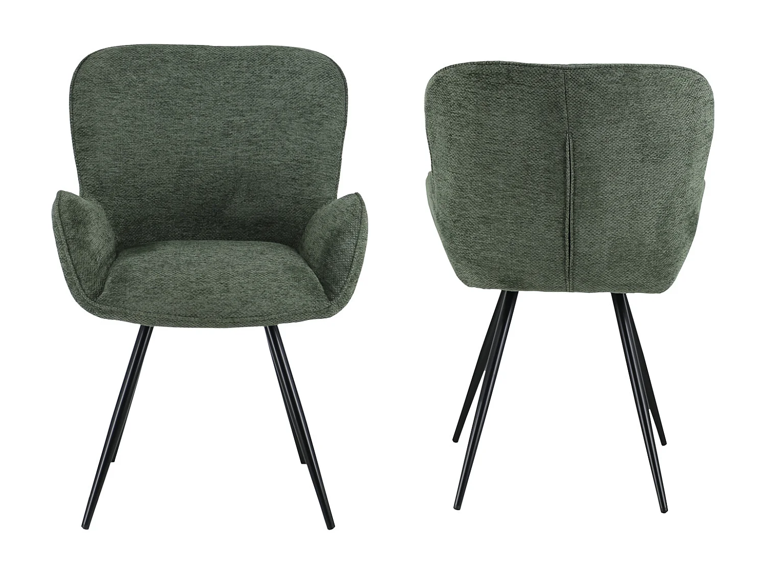 Groene EVA chenille stoel - HAPPY GARDEN