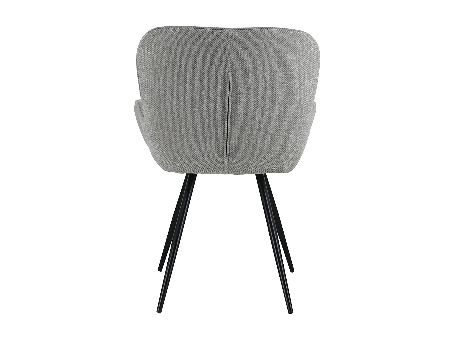 Chaise en chenille grise EVA - HAPPY GARDEN