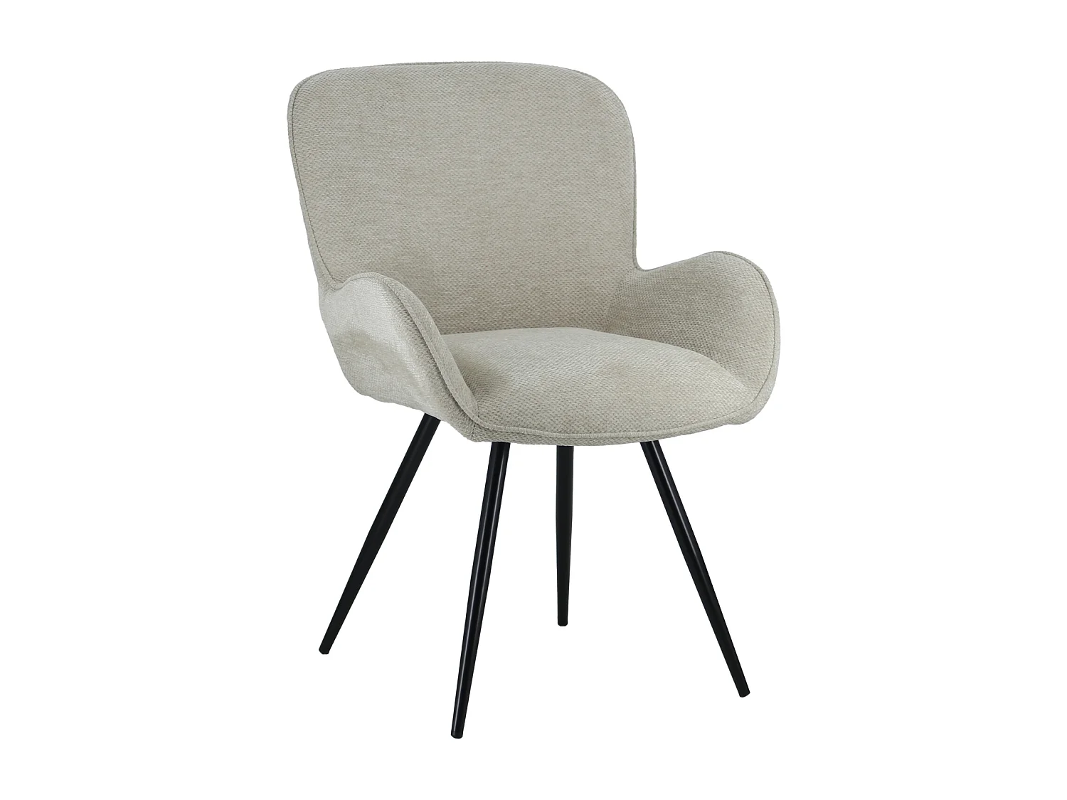 Silla de chenilla beige EVA - HAPPY GARDEN