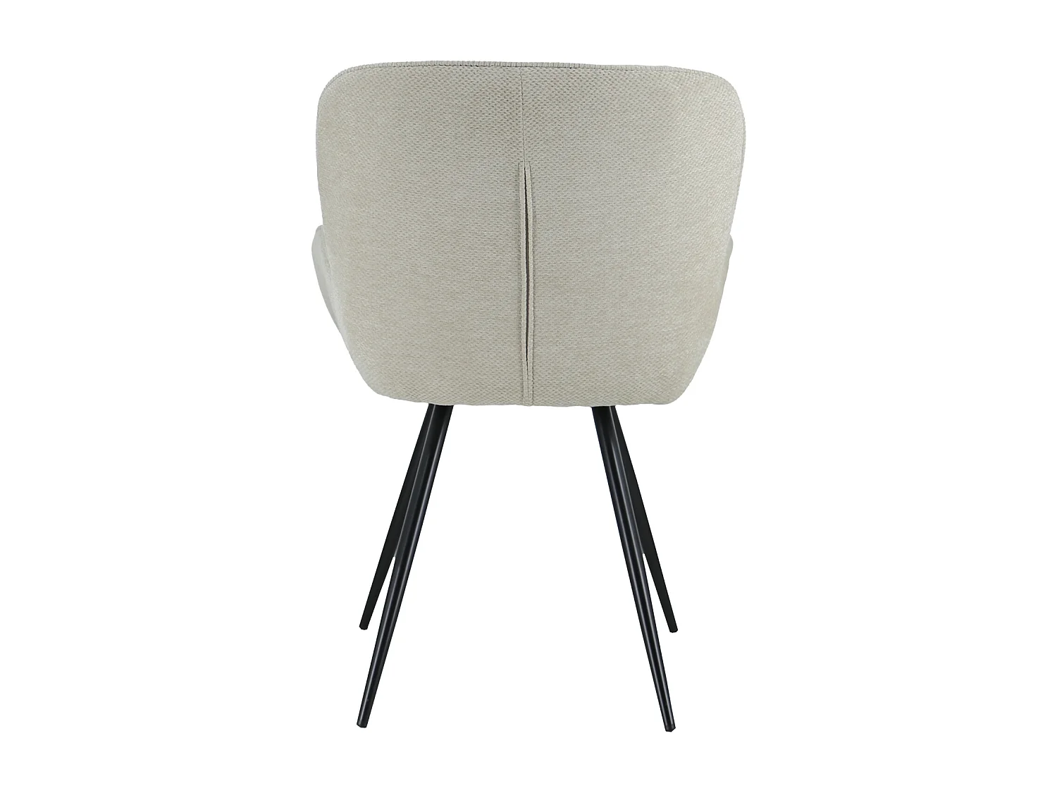 Chaise en chenille beige EVA - HAPPY GARDEN