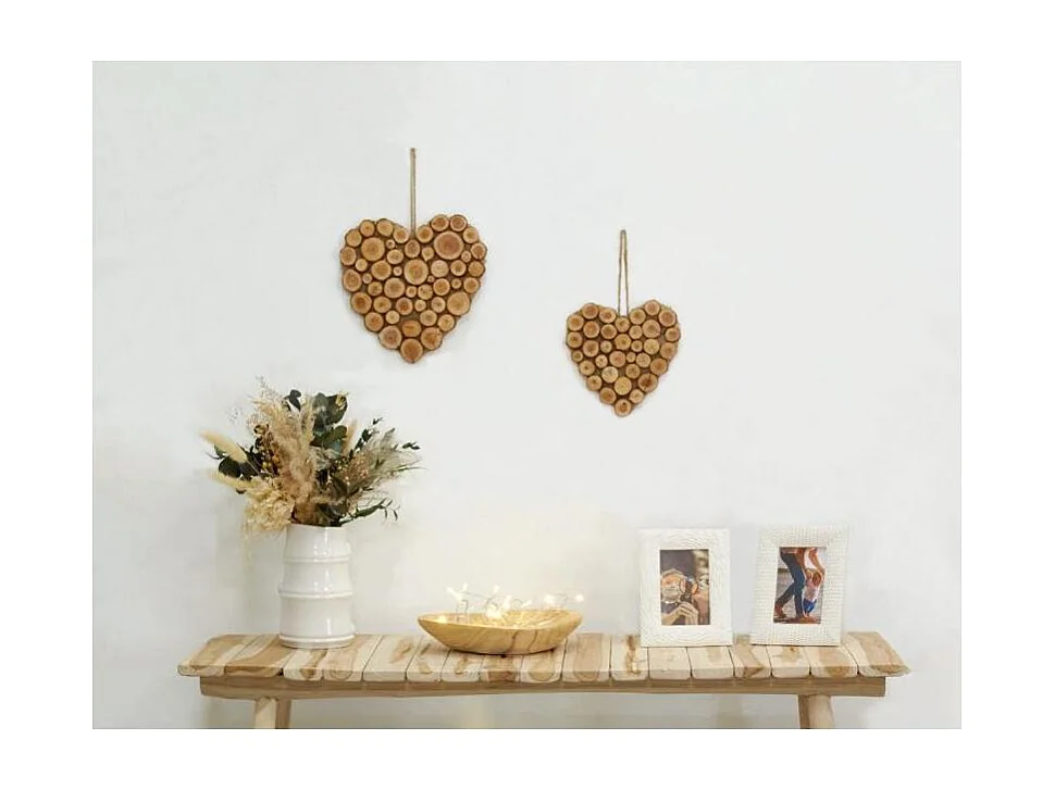 Vase céramique blanc design bambou