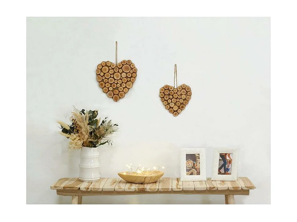 Vase céramique blanc design bambou