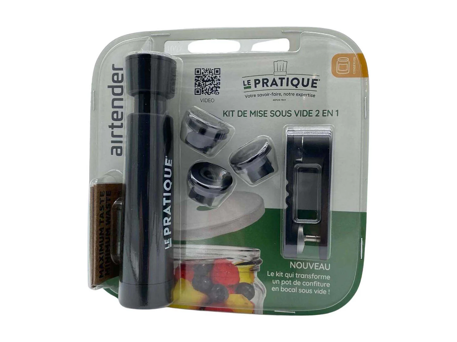 Kit de mise sous vide 2 en 1