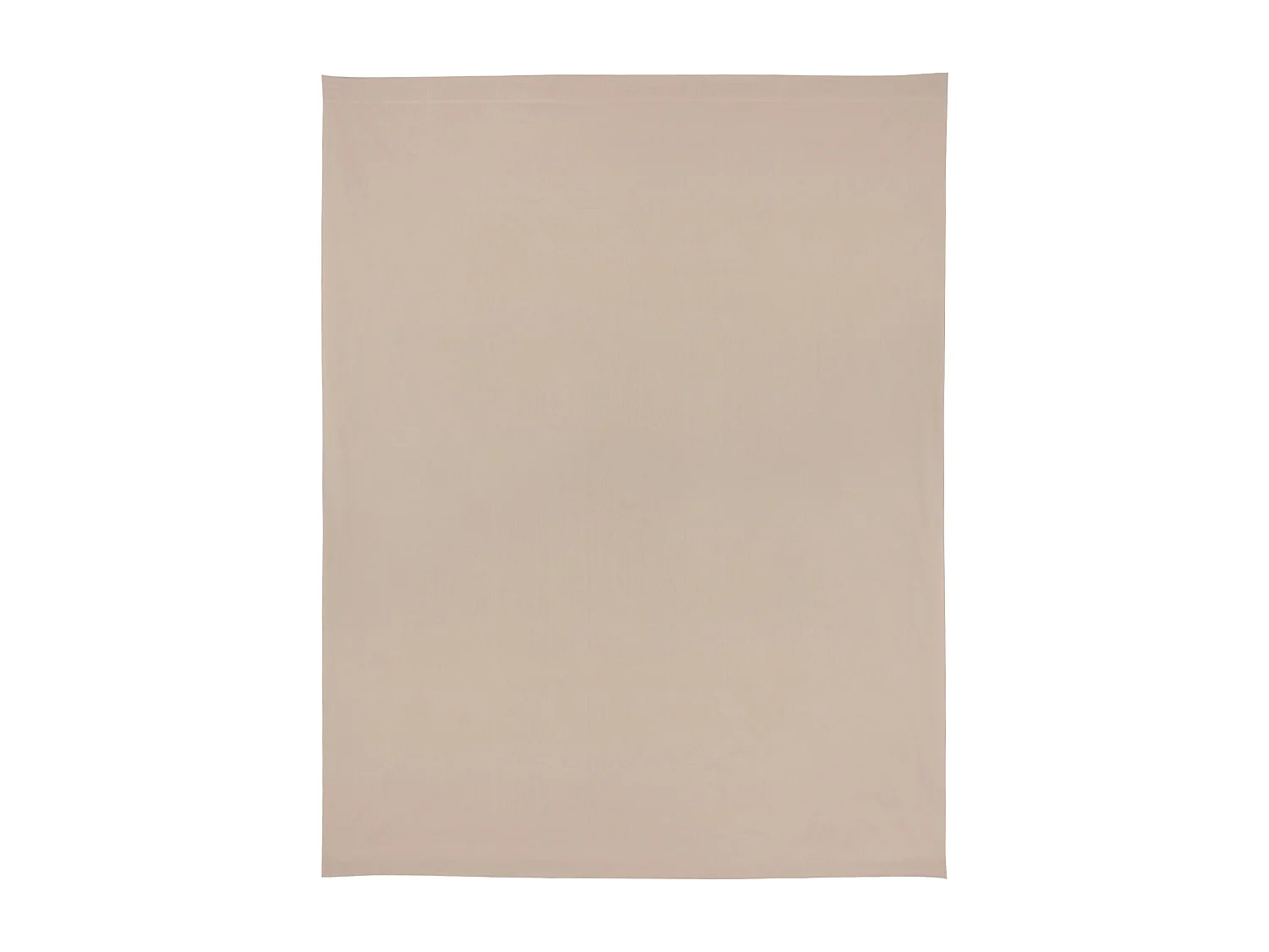 Drap plat 270x310 cm uni Satin de coton DAUPHINE Marron