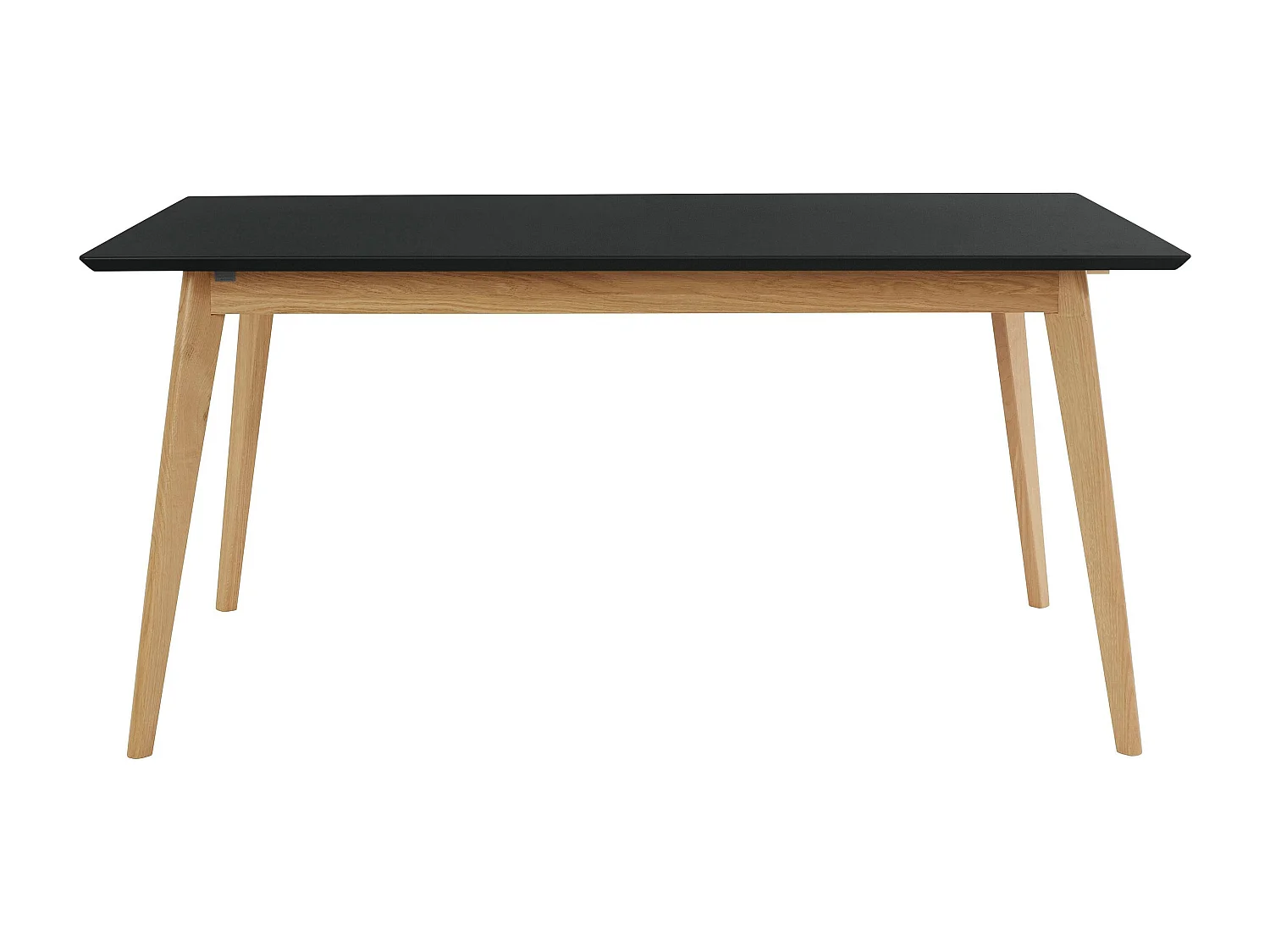 Vista | Tavolo da pranzo 160 cm in nero/rovere