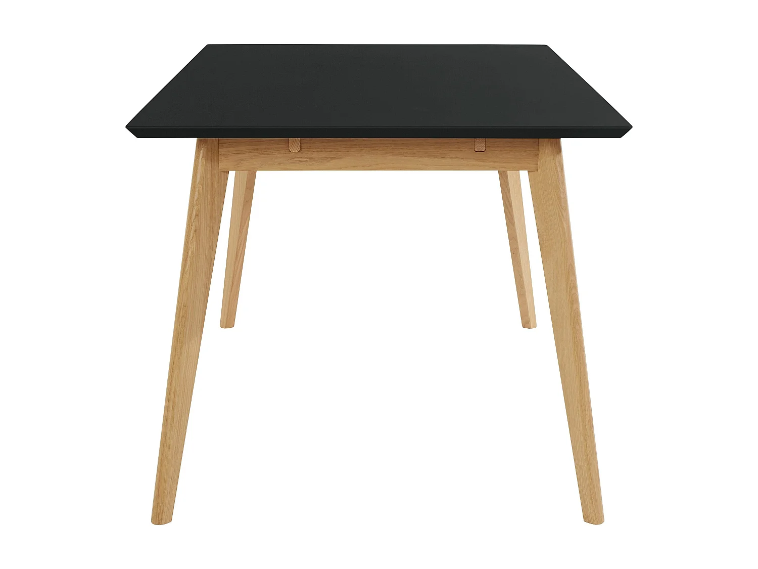 Vista | Tavolo da pranzo 160 cm in nero/rovere