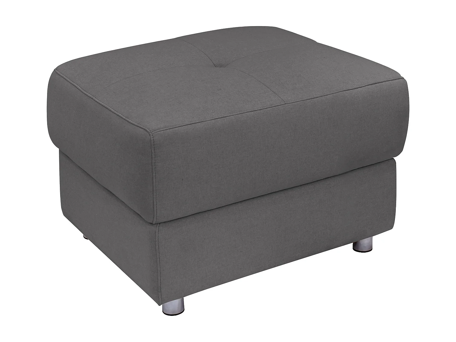 Pareli | Pouf en tissu anthracite