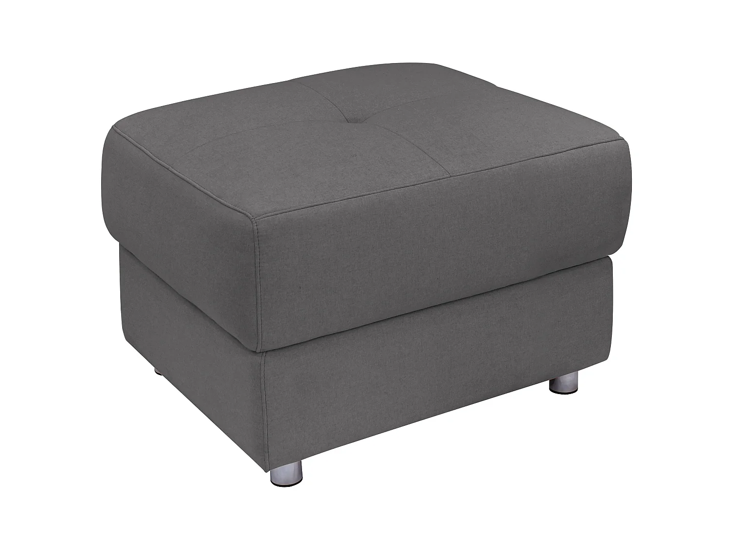 Pareli | Pouf in tessuto antracite