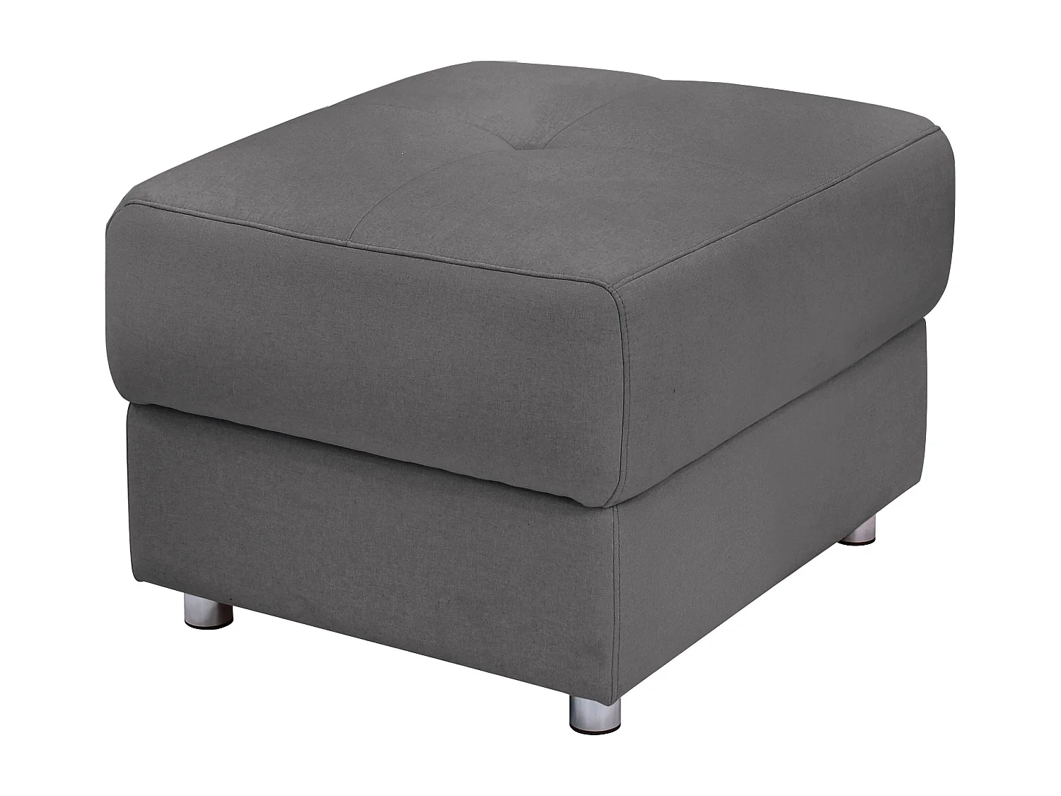 Pareli | Pouf en tissu anthracite
