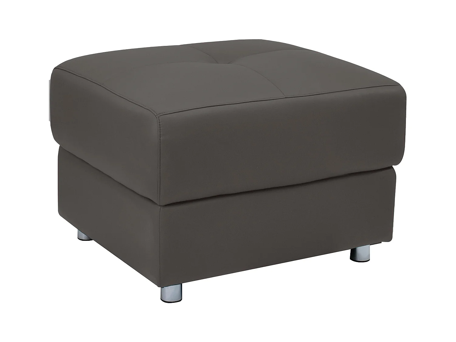 Pareli | Pouf en PU marron