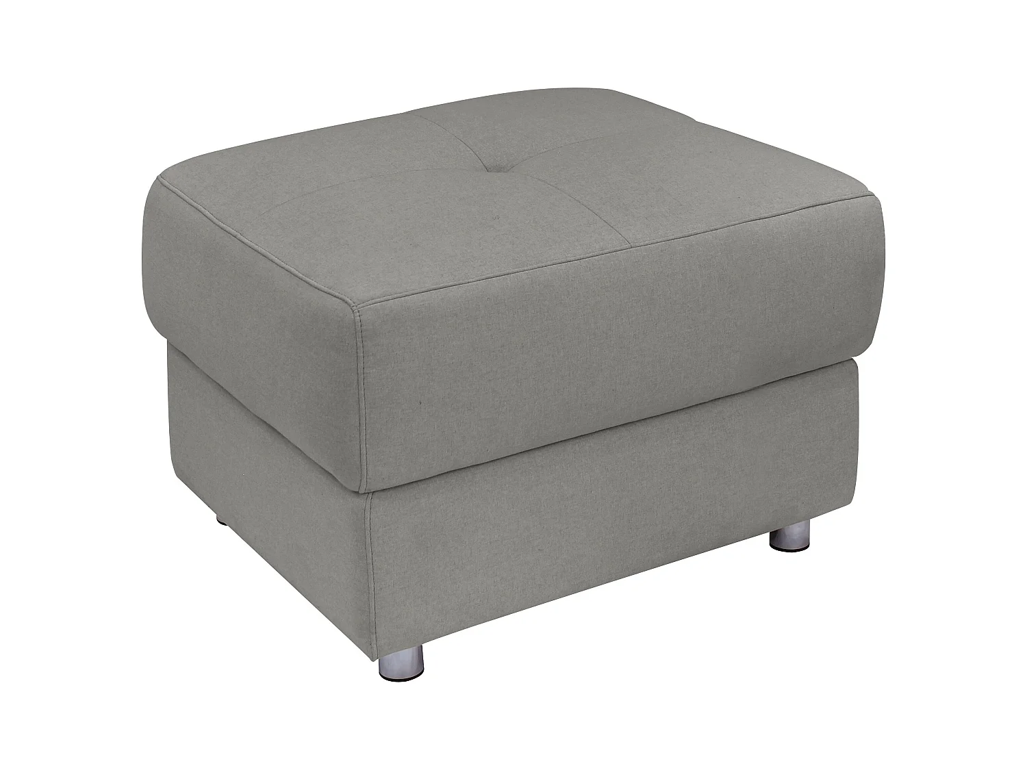 Pareli | Ottoman en tissu gris