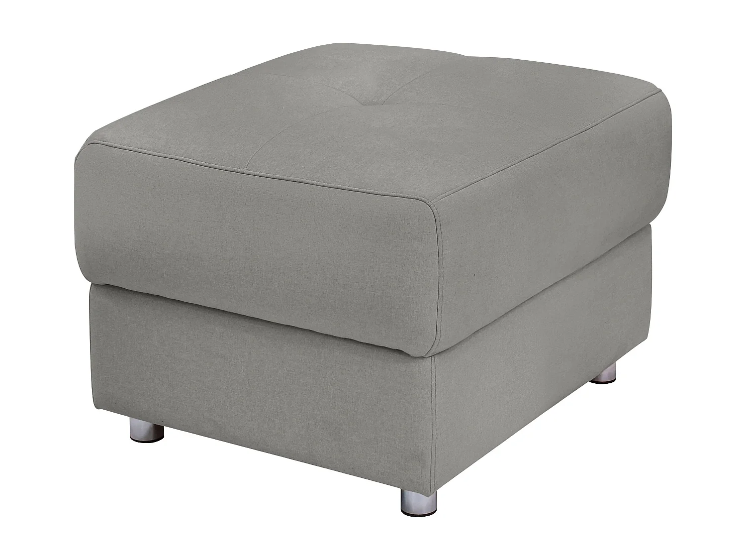 Pareli | Ottoman en tissu gris