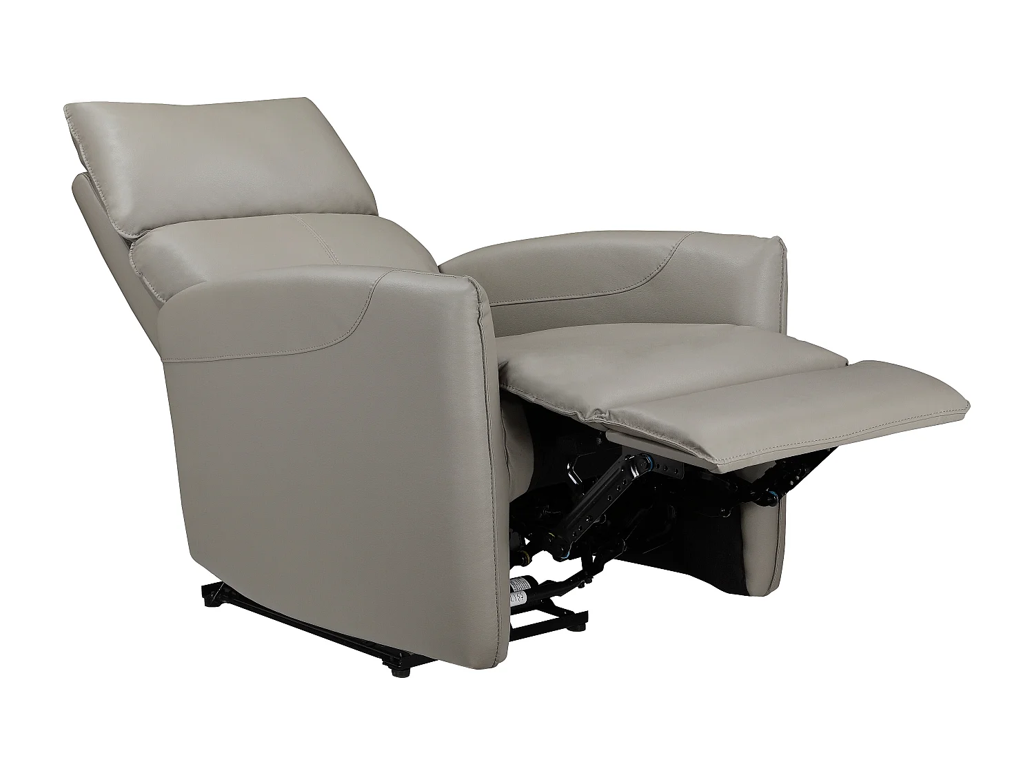 Pineto | Fauteuil de relaxation avec fonction électrique en PU gris