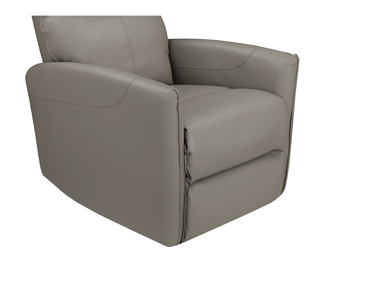 Pineto | Fauteuil de relaxation avec fonction électrique en PU gris