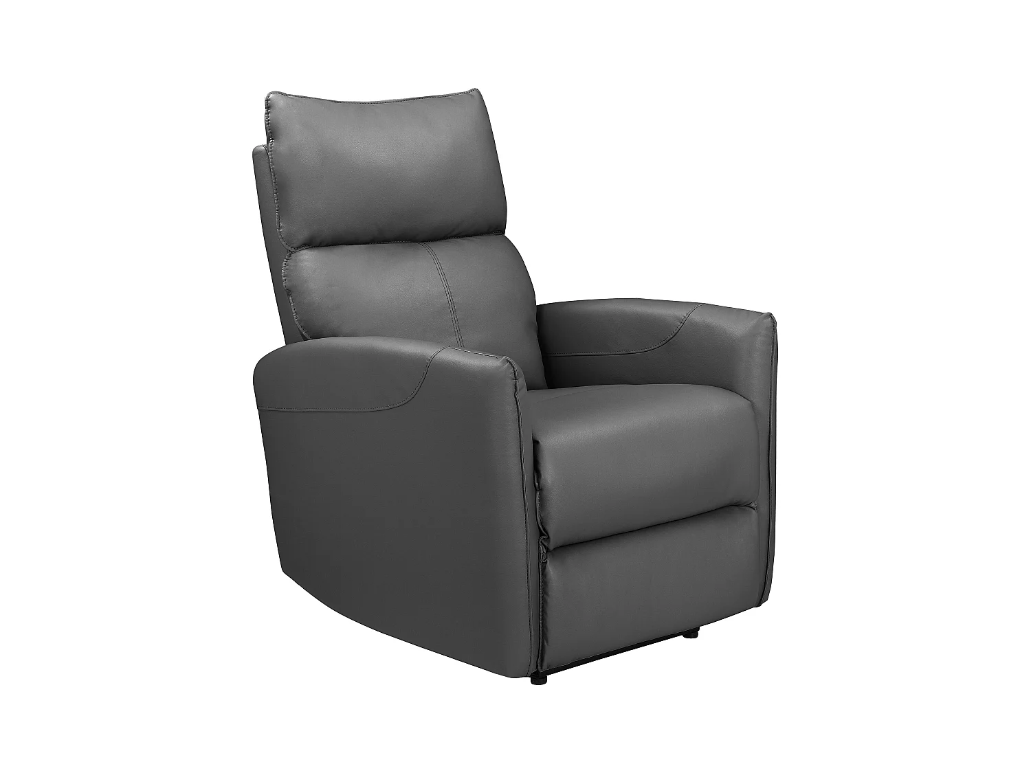 Pineto | Fauteuil de relaxation avec fonction électrique en PU anthracite