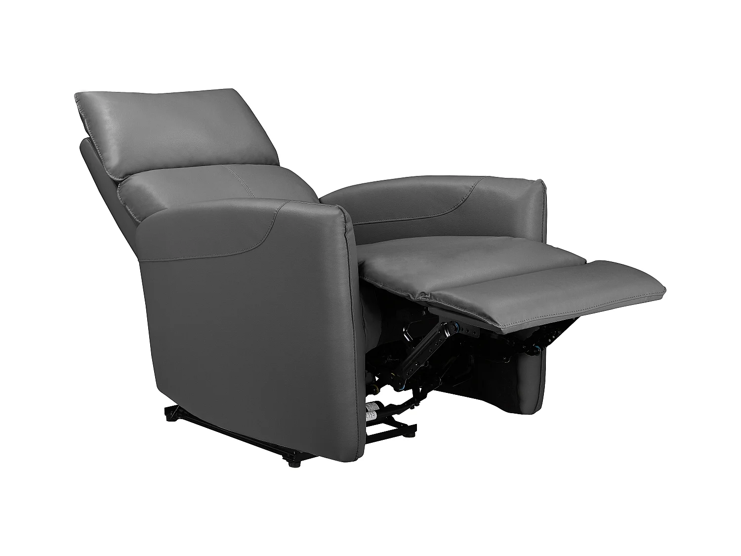 Pineto | Fauteuil de relaxation avec fonction électrique en PU anthracite