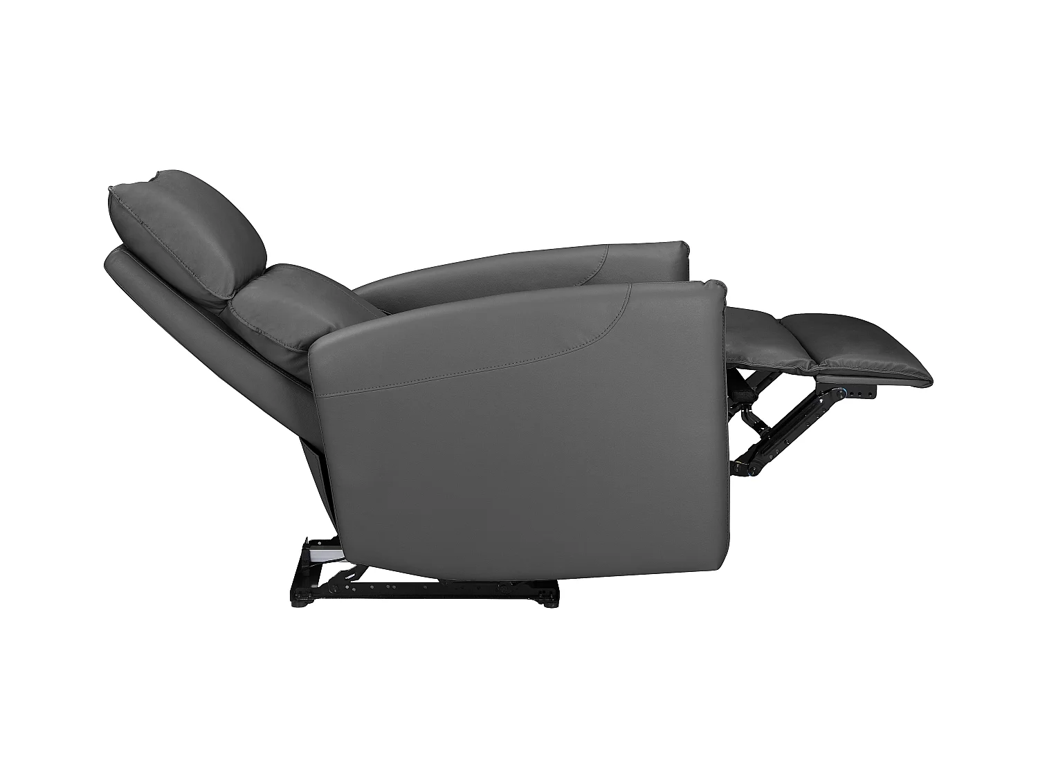Pineto | Fauteuil de relaxation avec fonction électrique en PU anthracite
