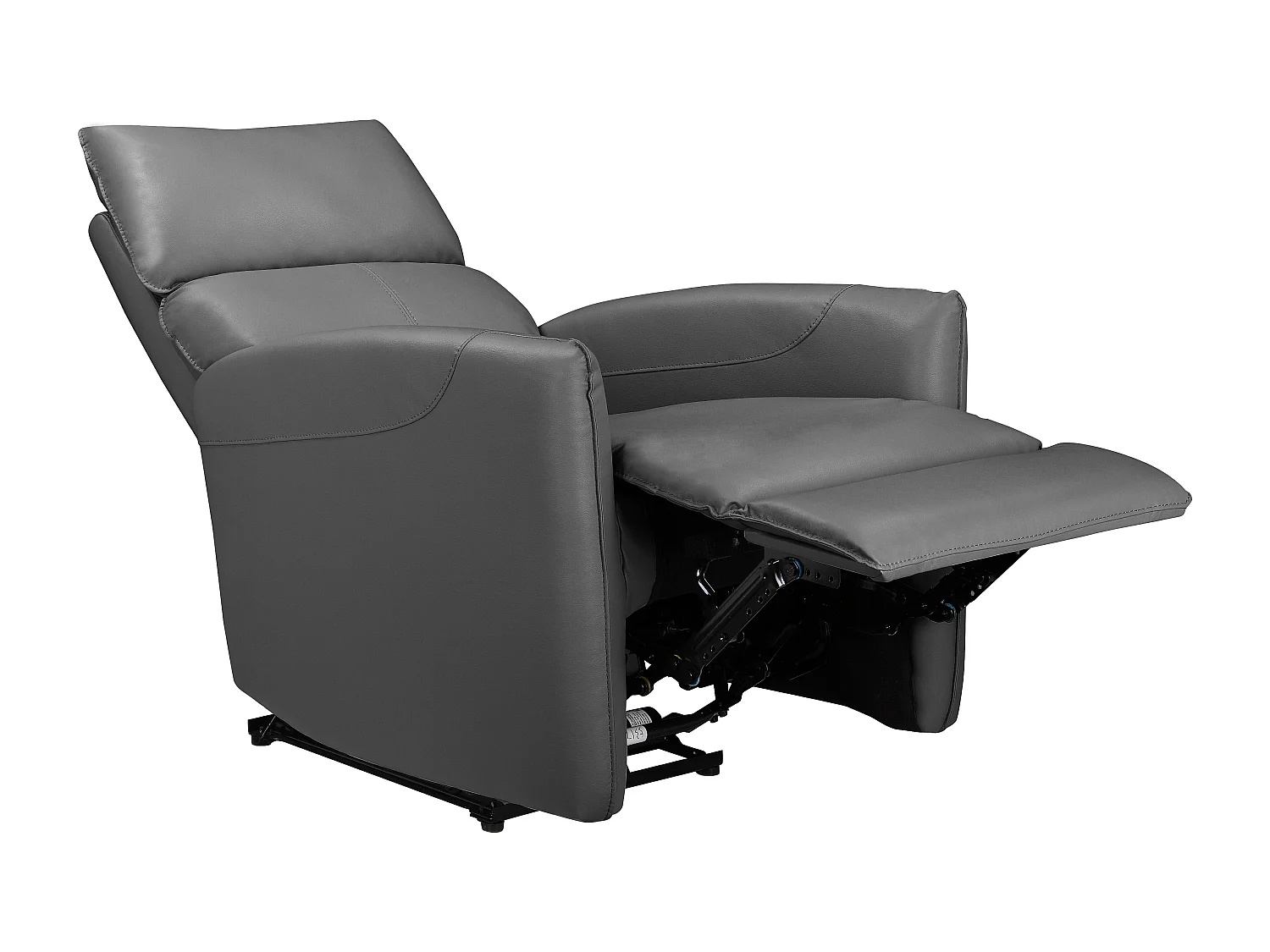 Pineto | Fauteuil de relaxation avec fonction électrique en PU anthracite