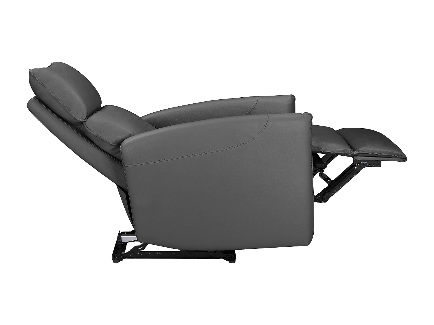 Pineto | Fauteuil de relaxation avec fonction électrique en PU anthracite