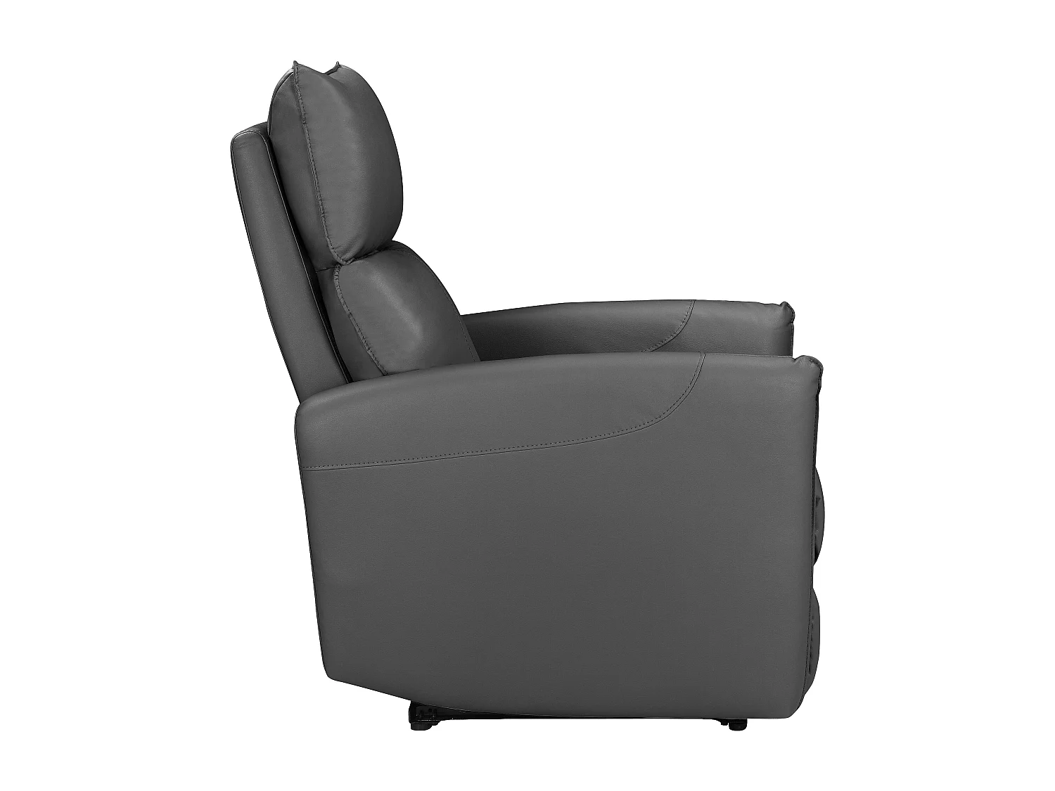 Pineto | Sillón reclinable con función eléctrica en PU Antracita