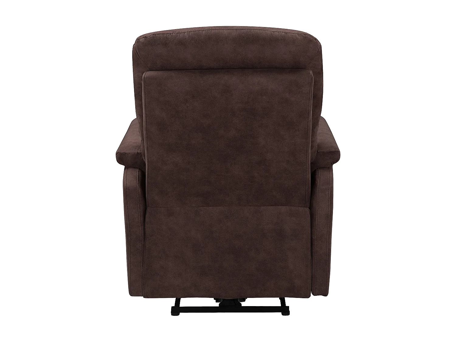 Coullon | Fauteuil de relaxation avec fonction électrique en microfibre marron foncé