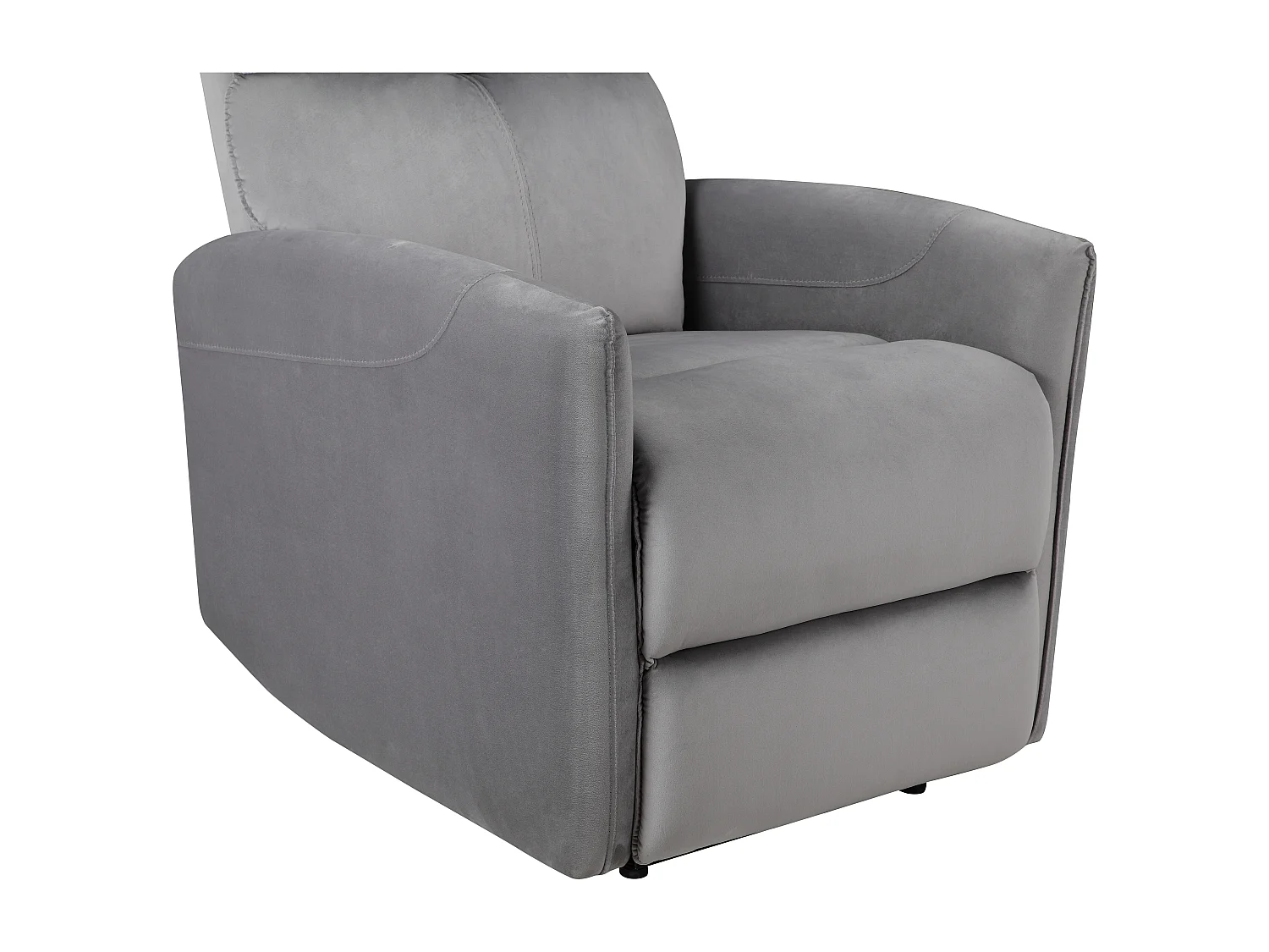 Pineto | Fauteuil de relaxation avec fonction électrique en gris velours