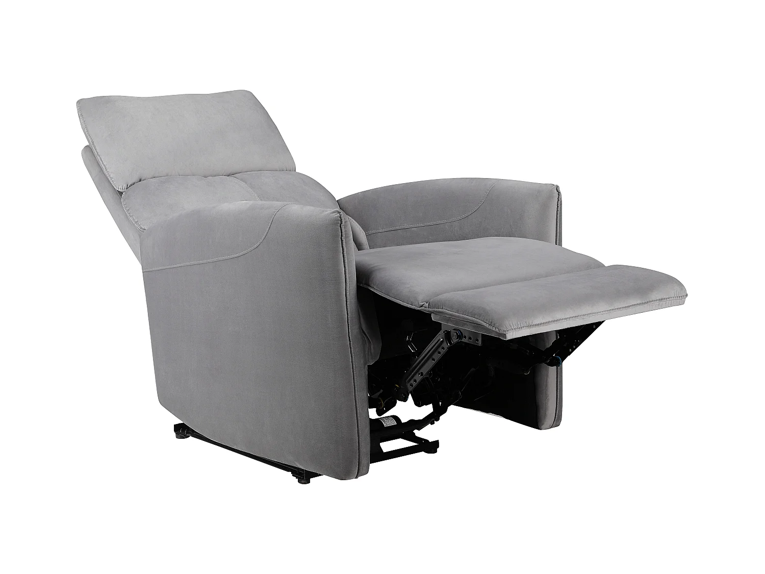Pineto | Fauteuil de relaxation avec fonction électrique en gris velours