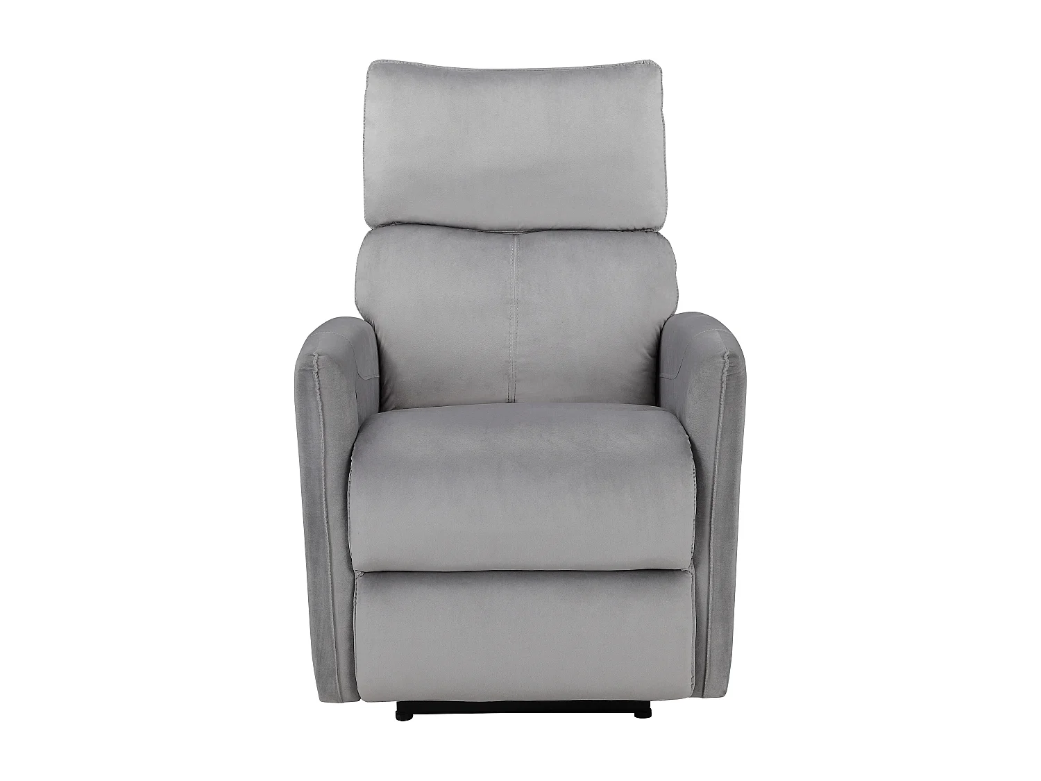 Pineto | Relaxfauteuil met elektrische functie in fluweelgrijs