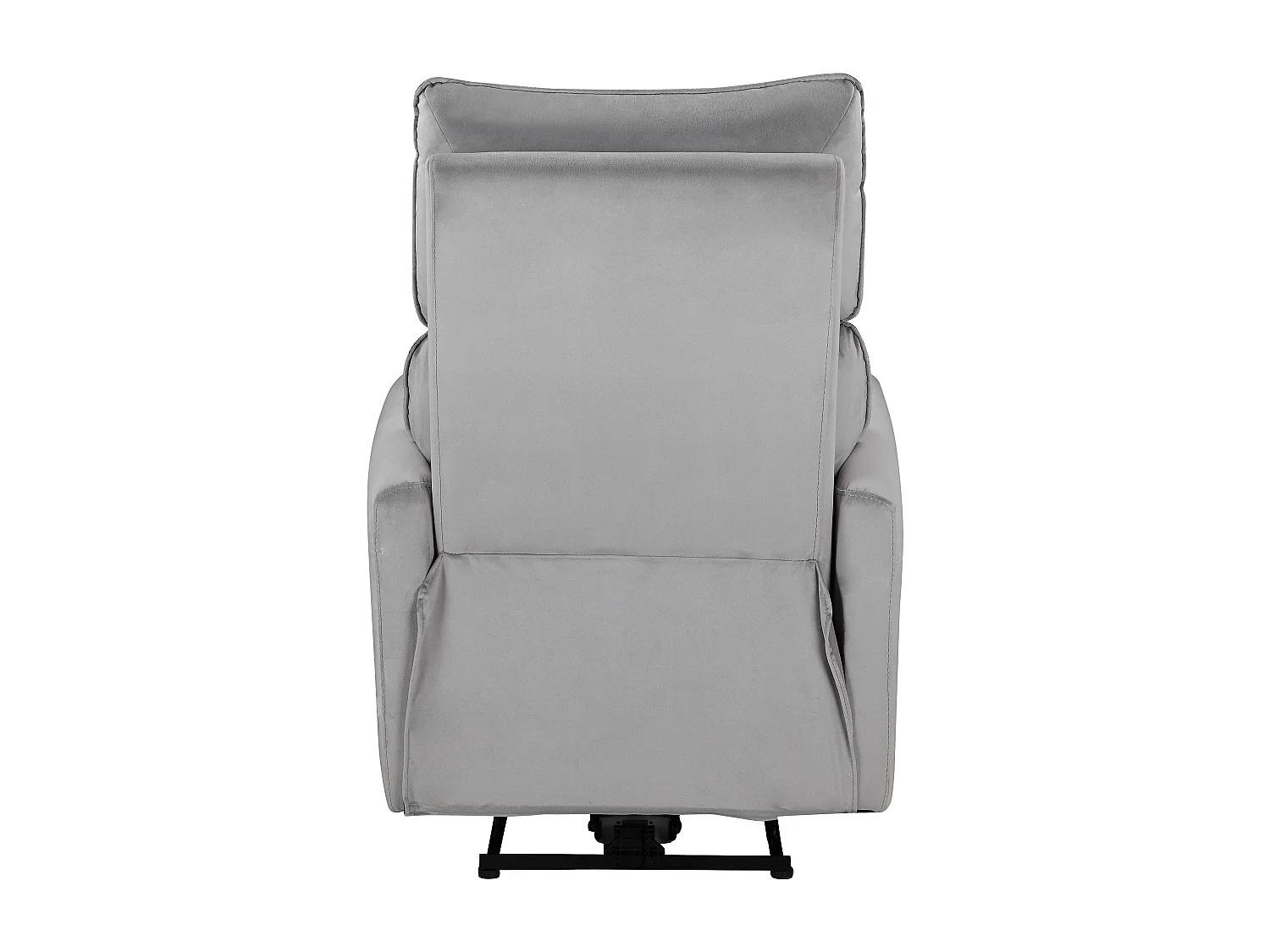 Pineto | Relaxfauteuil met elektrische functie in fluweelgrijs