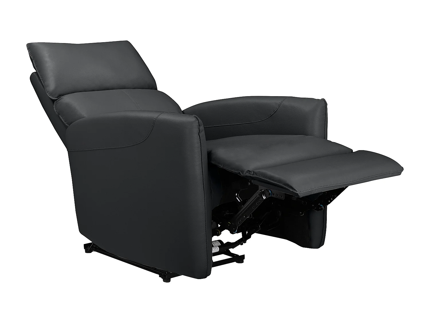 Pineto | Ruhesessel mit elektrischer Funktion in PU Schwarz