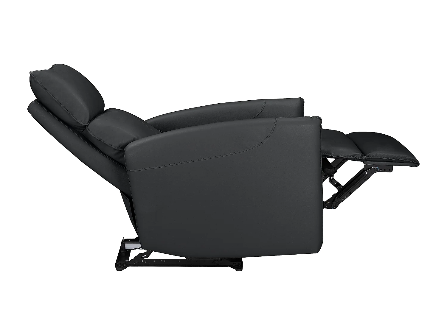 Pineto | Ruhesessel mit elektrischer Funktion in PU Schwarz