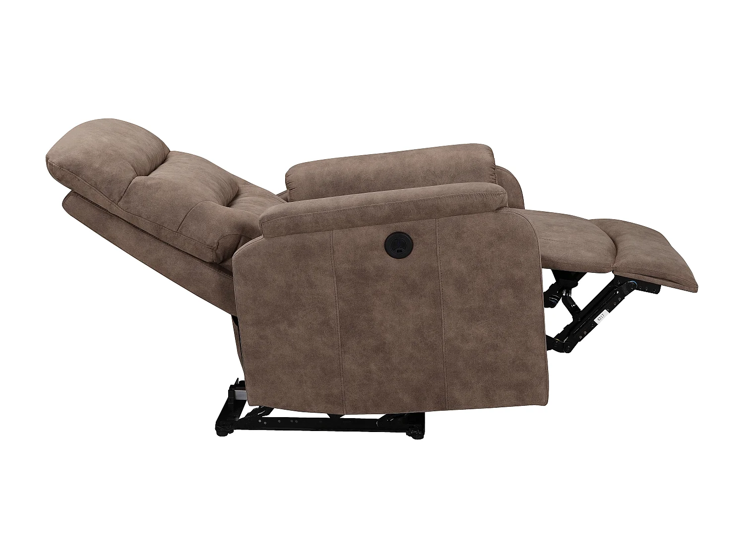 Coullon | Fauteuil de relaxation avec fonction électrique Microfibre gris