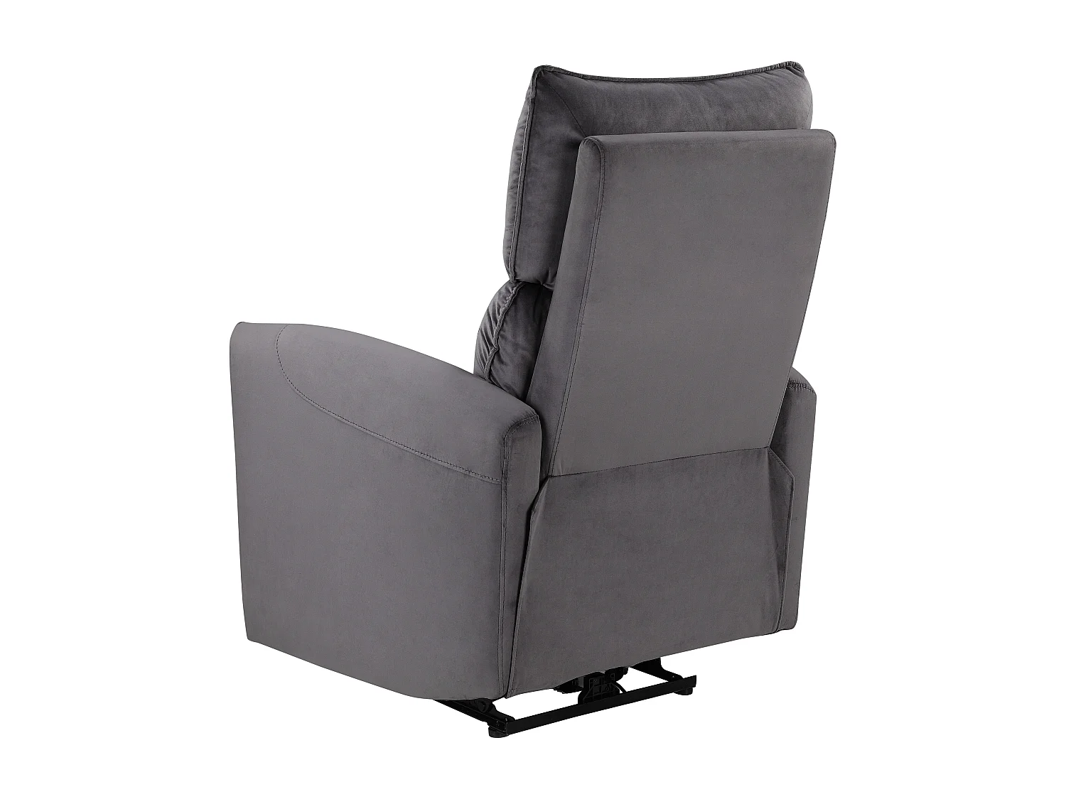 Pineto | Fauteuil de relaxation avec fonction électrique en velours anthracite