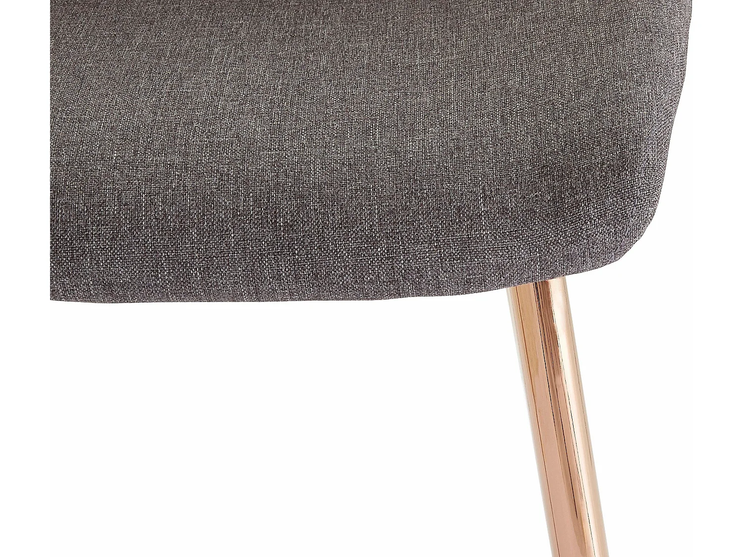 Ayla | Chaise en tissu anthracite, 2 pièces