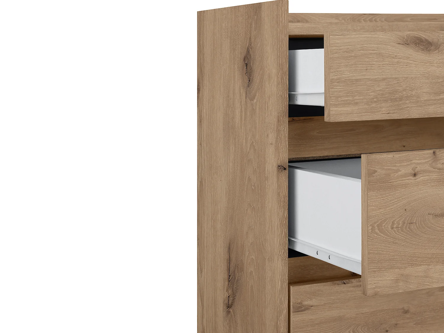 Kosmo | Commode à 8 tiroirs en effet chêne