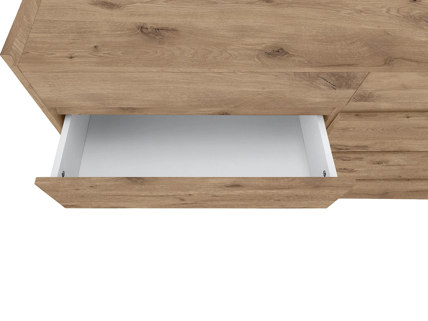 Kosmo | Commode à 8 tiroirs en effet chêne