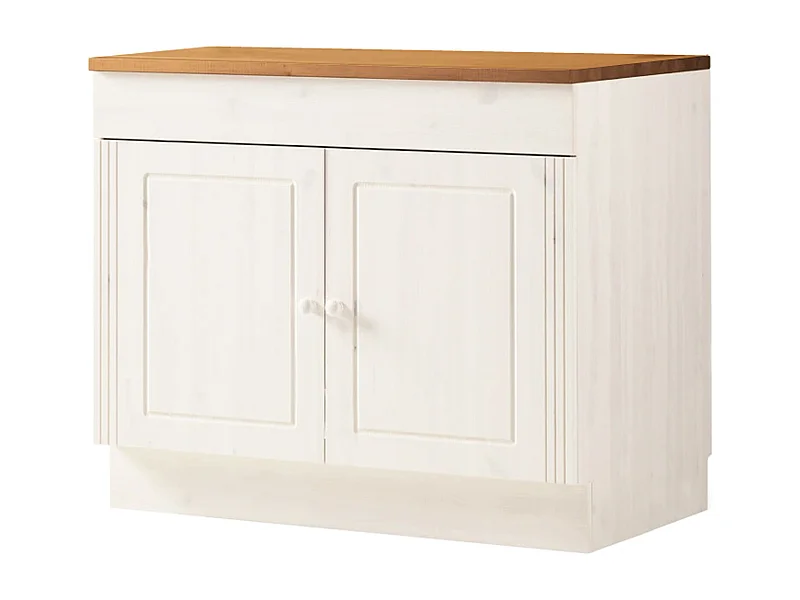 Anita | Wastafelkast met 2 Deuren in Pine White Honey