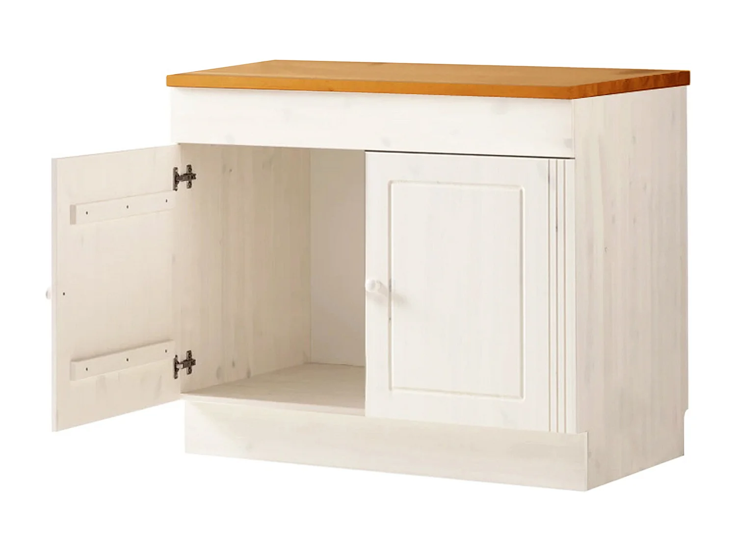 Anita | Wastafelkast met 2 Deuren in Pine White Honey