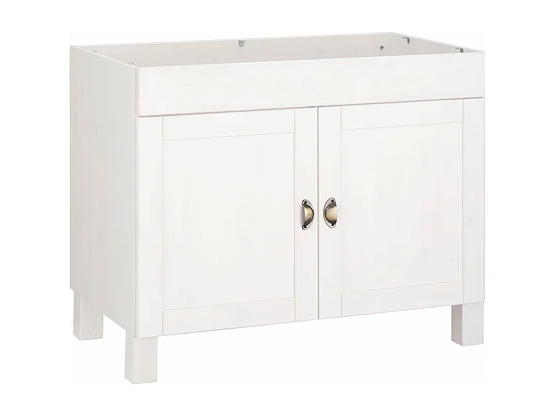 Oslo | Spoelkast 100 cm met 2 deuren in Pine Stained White