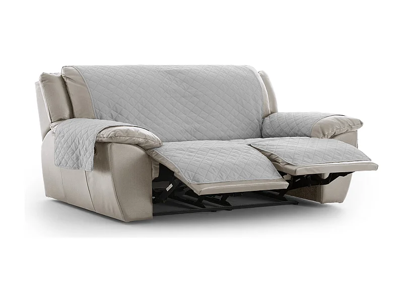 Funda acolchoada reversível para sofá Relax Michelle tamanho 3 lugares com 2 aberturas C/06