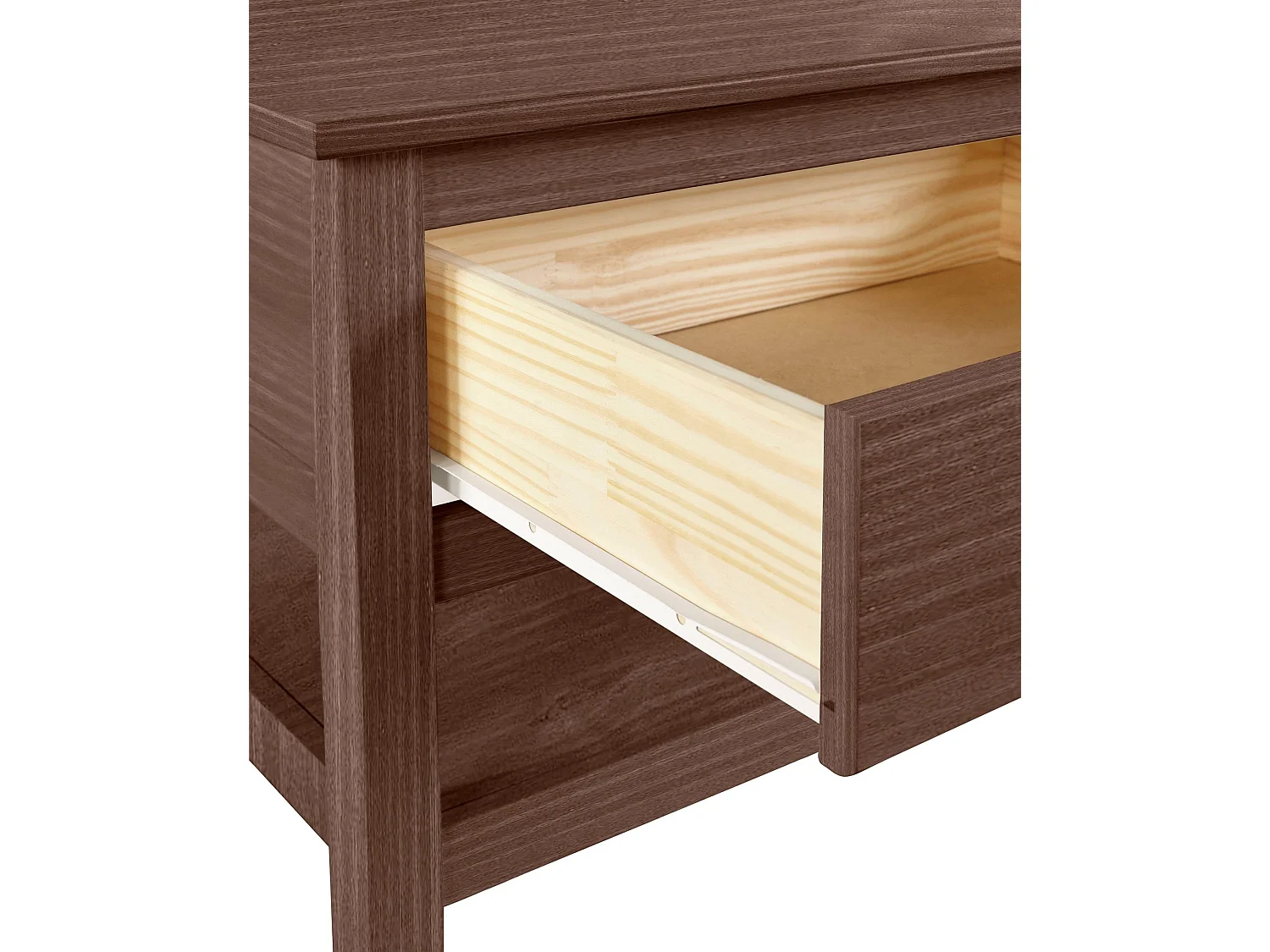 Harry | Salontafel met 2 Laden in Grenen Bruin