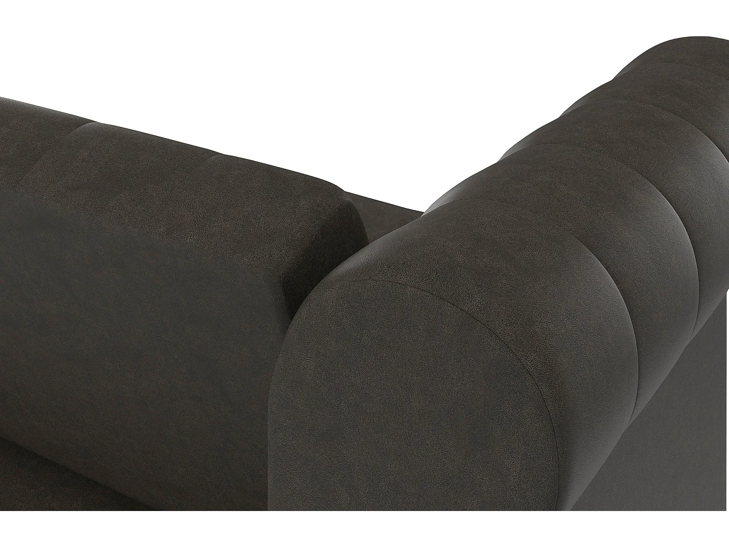 Felix | Canapé-lit 3 places en microfibre anthracite