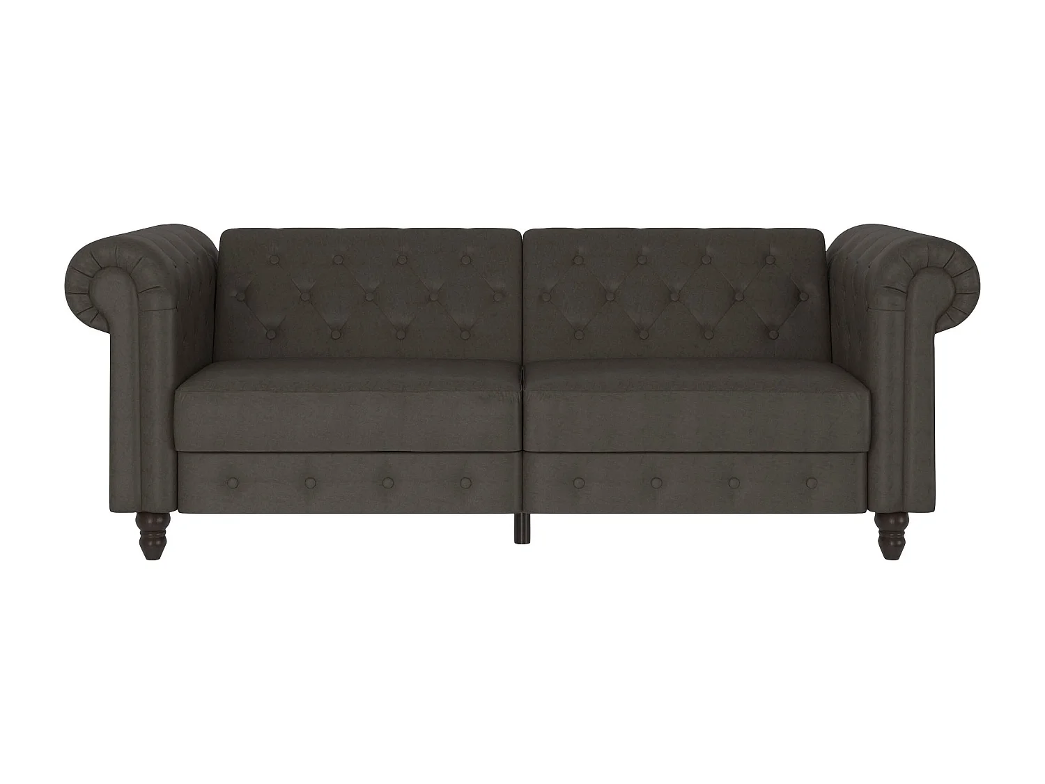 Felix | Canapé-lit 3 places en microfibre anthracite